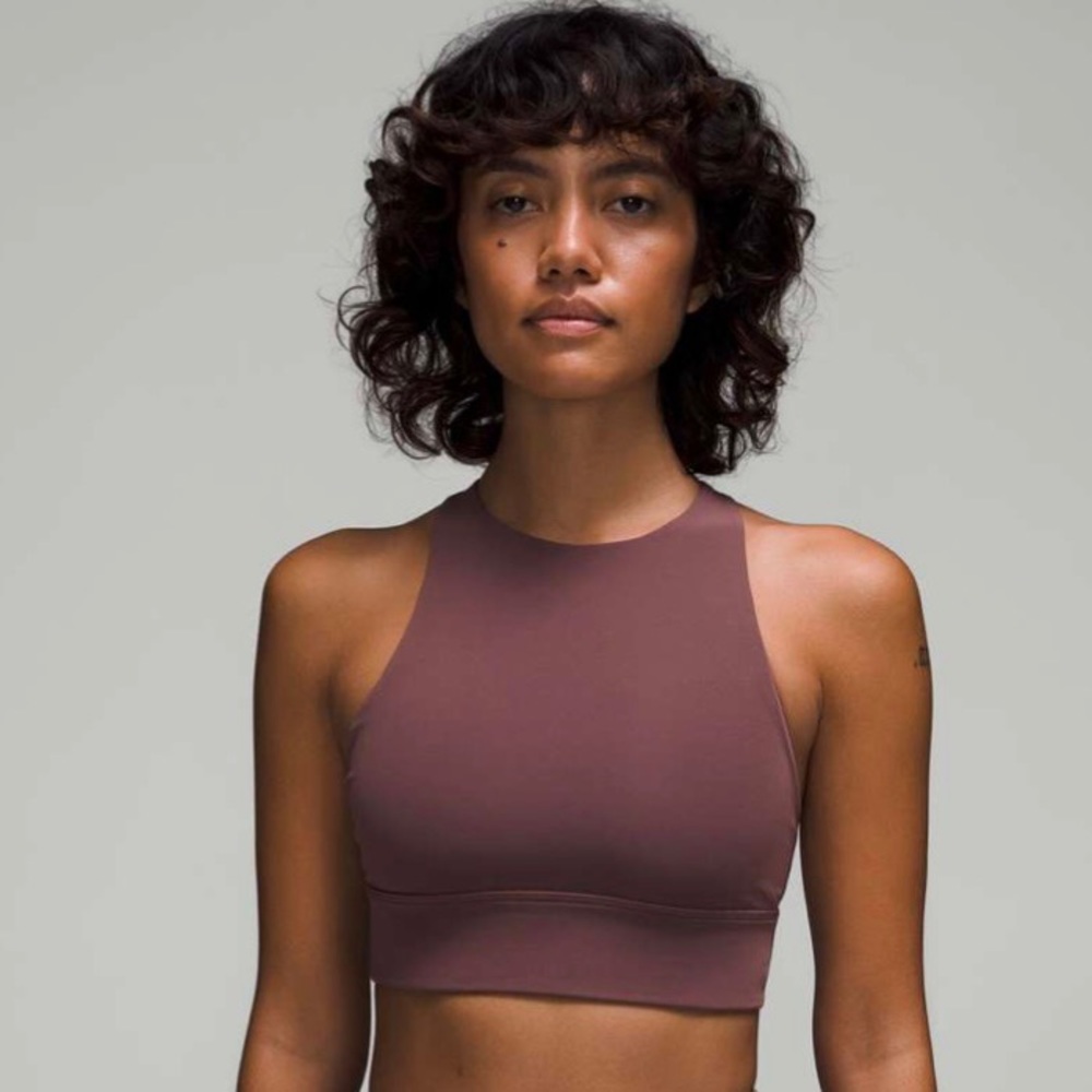 Lululemon Energy Bra High Neck Longline Tough *Medium Support